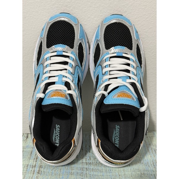 Saucony Jazz 9 KDZ Kids Sneakers Size 7 Blue/Black Unisex NIB - Picture 7 of 9